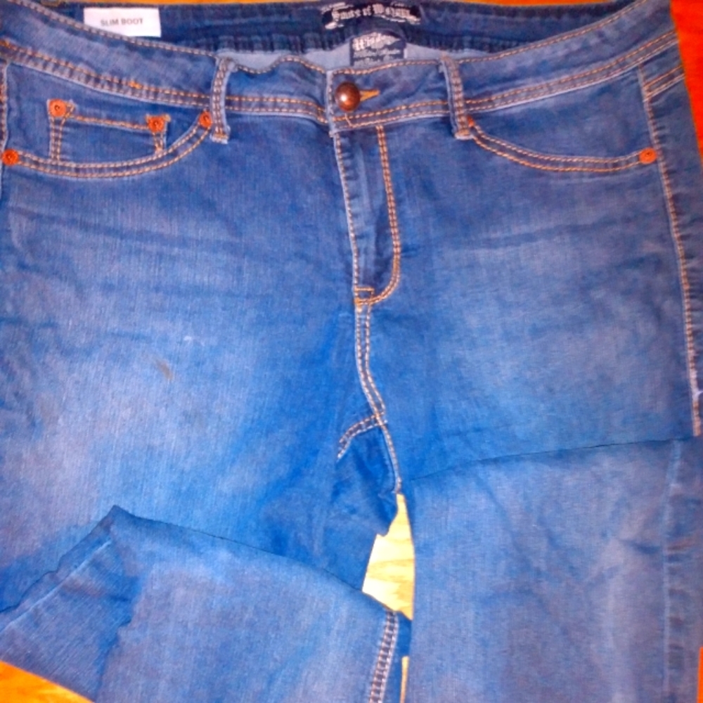 Source of wisdom plus size jeans size 18